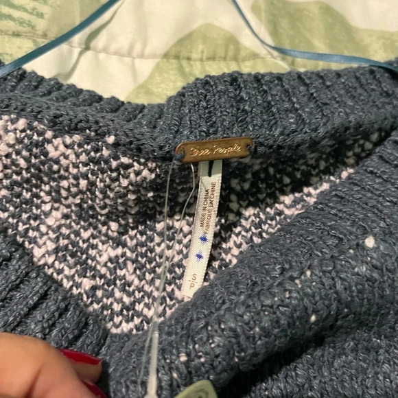 Free People In The Bloom Sweater Oversized Trending New - Picture 5 of 7